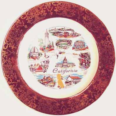 California - Plate Front