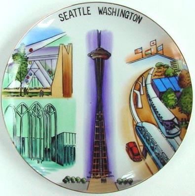 Seattle Washington - Plate Front